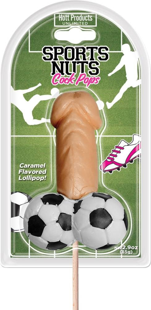 Hott Products Sports Nuts Cock Pop Dick Shaped Edible Candy - - Party Gifts and Novelties