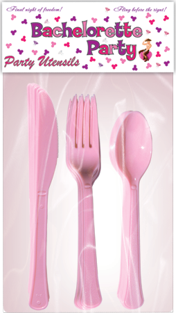 Bachelorette Party Set Novelty Party Utensils 30 Piece - - Party Gifts and Novelties