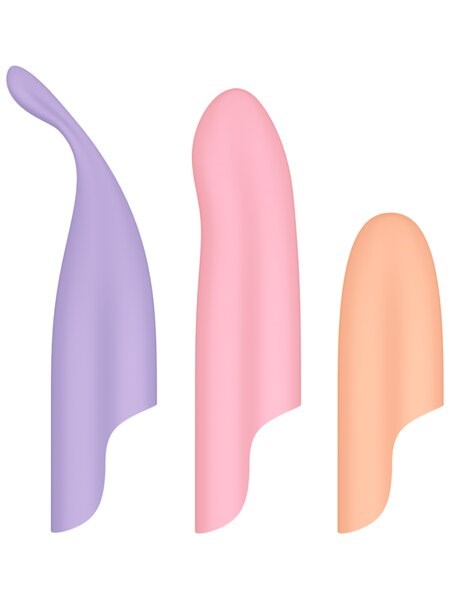 Satisfyer Playful Four Interchangeable G Spot Vibrator - - G-Spot Vibrators