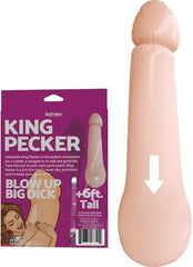 Hott Products King Pecker Penis Shape Inflatable Doll - - Party Gifts and Novelties