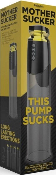 Hott Products Mother Sucker Rechargeable Male Masturbator - - Masturbators and Strokers