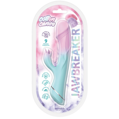 Hott Products Jawbreaker USB Rechargeable Rabbit Vibrator Cotton Candy - - Rabbit Vibrators