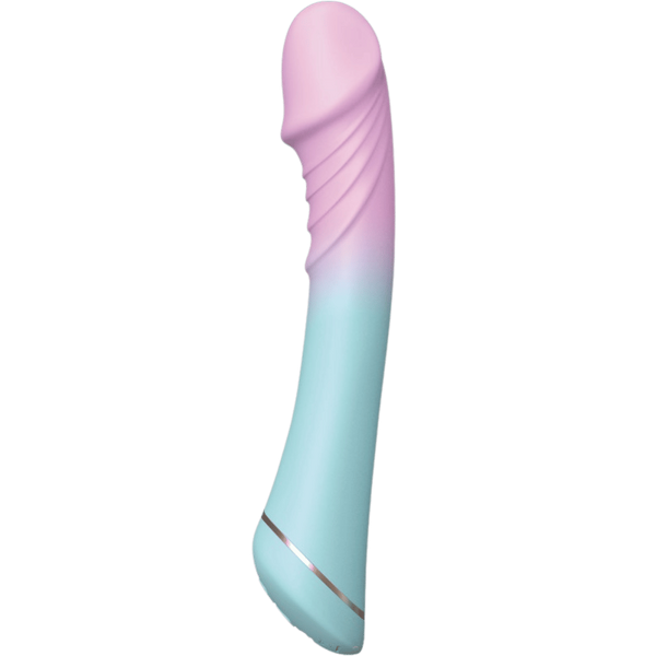 Hott Products Flufferella 9 Function Rechargeable G Spot Vibrator Cotton Candy - - G-Spot Vibrators