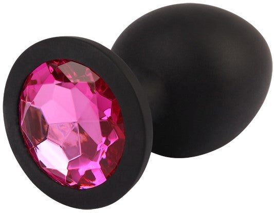 La Viva Booty Fantasy Diamond Butt Plug Collection 4 Piece Black Anal Play - - Butt Plugs