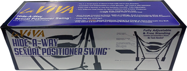La Viva Hide a Way Sexual Position Free Standing Sex Swing - - Sex Swings And Slings