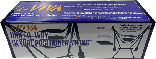 La Viva Hide a Way Sexual Position Free Standing Sex Swing - - Sex Swings And Slings