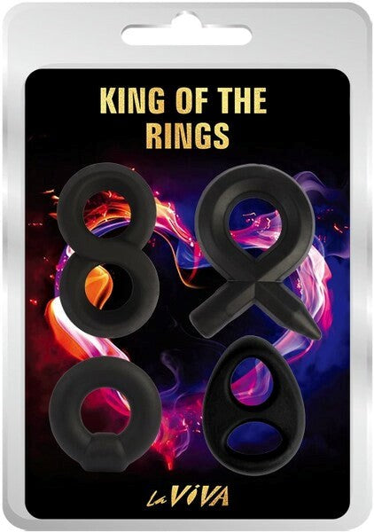 La Viva King of the Rings Stretchy Silicone Cock Ring - - Stretchy Cock Rings