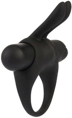 La Viva Babbitty Rabbitty Stretchy Silicone Cock Ring Black - - Stretchy Cock Rings