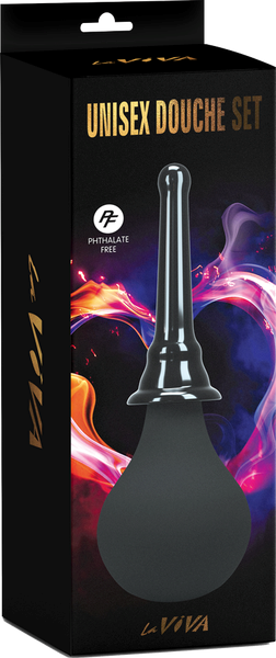 La Viva Premium Unisex Silicone Douche Set - - Enemas and Douches