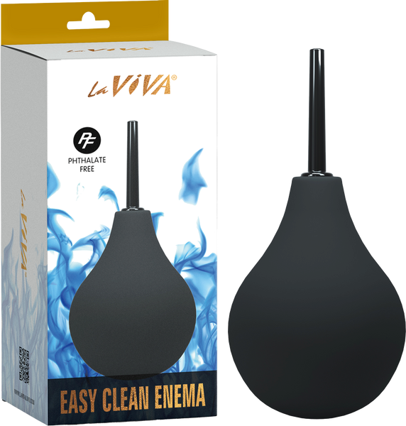La Viva Premium Easy Clean Silicone Enema & Douche - - Enemas and Douches