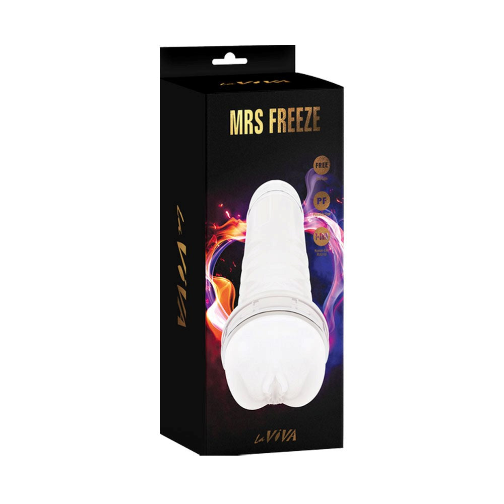 La Viva Mrs Freeze Ice Mens Masturbator - - Masturbators and Strokers