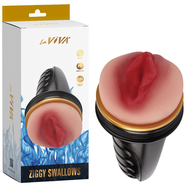 La Viva Ziggy Swallows Realistic Looking Mens Stroker - - Masturbators and Strokers