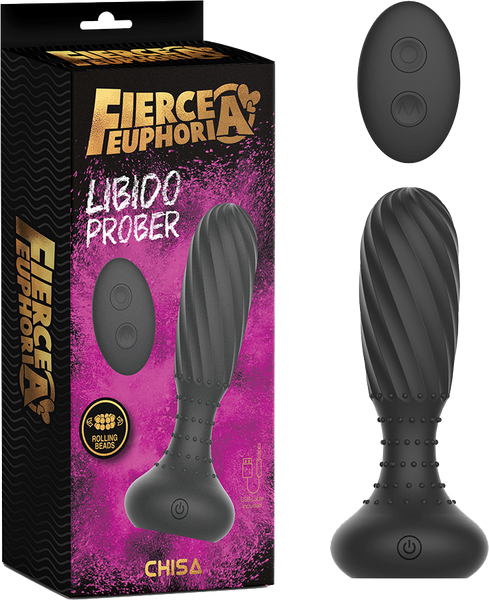 Fierce Euphoria Libido Prober Remote Control Butt Plug - - Butt Plugs