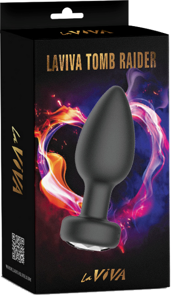 La Viva Tomb Raider App Control Butt Plug Black - - Butt Plugs