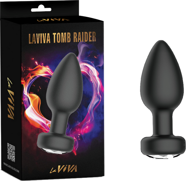 La Viva Tomb Raider App Control Butt Plug Black - - Butt Plugs