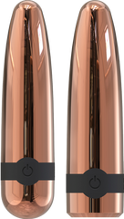 La Viva Quake Shell Multi Function Bullet Vibrator Rose Gold - - Bullet Vibrators
