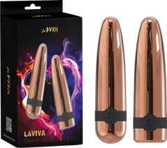 La Viva Quake Shell Multi Function Bullet Vibrator Rose Gold - - Bullet Vibrators