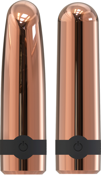 La Viva Quake Ammo 10 Function Bullet Vibrator Rose Gold - - Bullet Vibrators