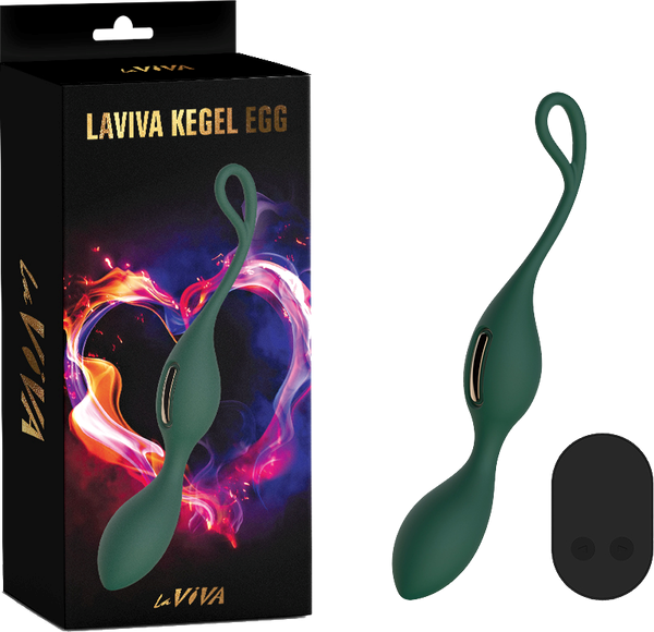 La Viva 7 Functions Kegel Egg With Remote Control Teal - - Love Eggs and Kegel Exercisers