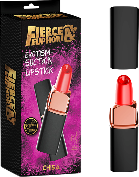 Fierce Euphoria Erotism Suction Lipstick Vibrator - - Clit Ticklers and Pulsators