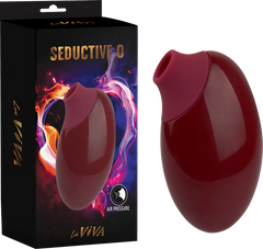 La Viva Seductive O 10 Function Clitoral Massager Ruby Red - - Clit Ticklers and Pulsators