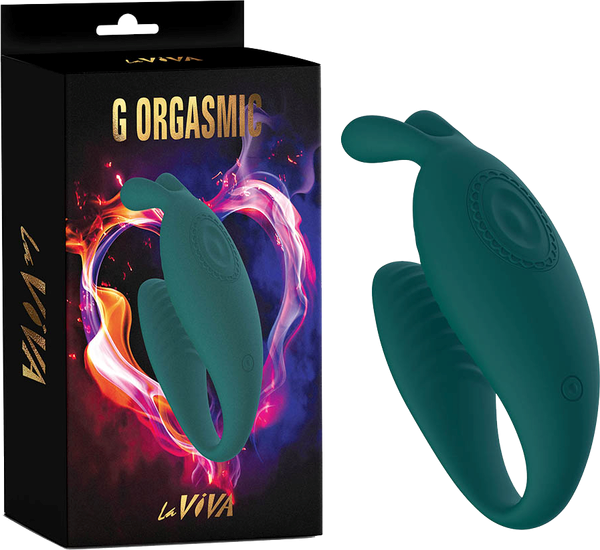 La Viva G-orgasmic 9 Function G Spot Vibrator Teal - - G-Spot Vibrators