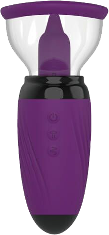 La Viva Clitonator Multi Function Clitoral Vibrator Purple - - Clit Ticklers and Pulsators