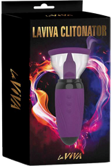 La Viva Clitonator Multi Function Clitoral Vibrator Purple - - Clit Ticklers and Pulsators