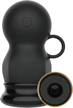 La Viva Jack Hammer Multi Function Male Masturbator Black - - Masturbators and Strokers