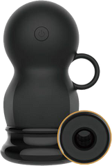 La Viva Jack Hammer Multi Function Male Masturbator Black - - Masturbators and Strokers