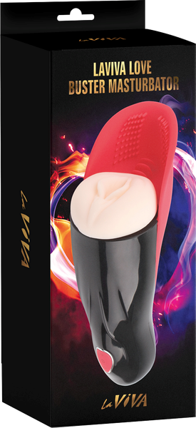La Viva Love Buster Vibrating Male Masturbator - - Masturbators and Strokers