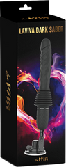 La Viva Dark Saber Multi Function Vibrating Dildo Black - - Vibrating Dildos