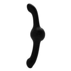 La Viva Double Fury Vibrating & Thrusting Dildo Black - - Vibrating Dildos