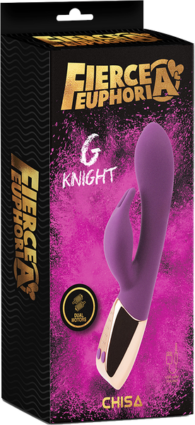 Fierce Euphoria G Knight Dual Motor Multi Function Rabbit Vibrator - - Rabbit Vibrators
