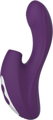 La Viva Zirconia Sucking & Knocking Rabbit Vibrator Purple - - Rabbit Vibrators