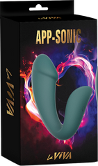 La Viva App Sonic 10 Function App Controlled G Spot Vibrator Teal - - G-Spot Vibrators