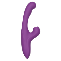 La Viva Viper Clitoral Sucking Flickering Rabbit Vibrator Purple - - Rabbit Vibrators