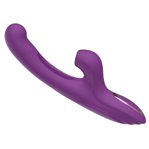 La Viva Viper Clitoral Sucking Flickering Rabbit Vibrator Purple - - Rabbit Vibrators