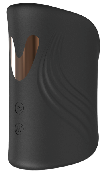 La Viva Knight Rider Vibrating & Tapping Male Masturbator Black - - Masturbators and Strokers