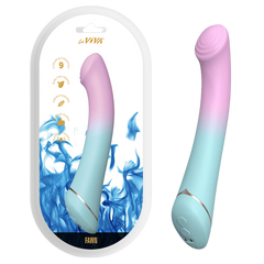 La Viva Fawn Rechargeable 9 Function G Spot Vibrator Pink / Blue - - G-Spot Vibrators