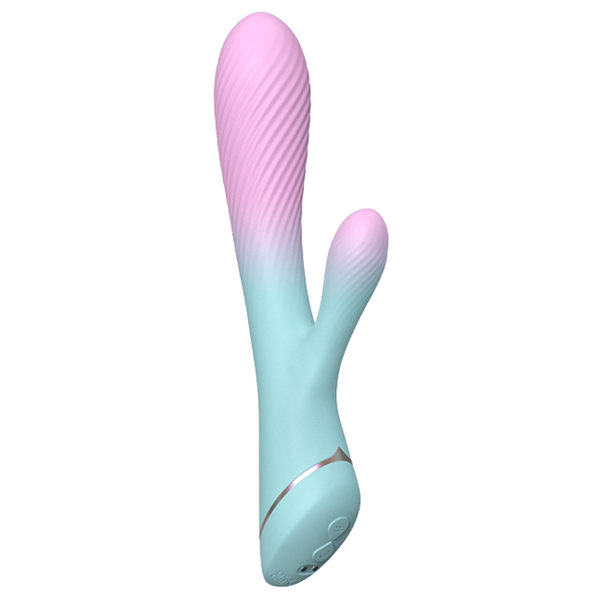 La Viva Tinker Bell USB Rechargeable Rabbit Vibrator Pink / Blue - - Rabbit Vibrators