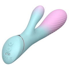 La Viva Tinker Bell USB Rechargeable Rabbit Vibrator Pink / Blue - - Rabbit Vibrators