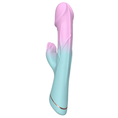 La Viva Peri Winkle USB Rechargeable Rabbit Massager Pink / Blue - - Rabbit Vibrators