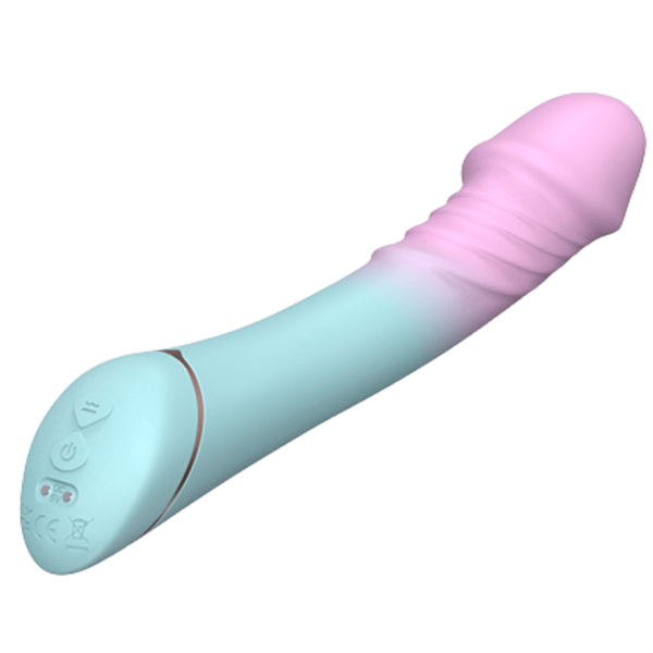 La Viva Rosetta Rechargeable Waterproof G Spot Vibrator Pink / Blue - - G-Spot Vibrators