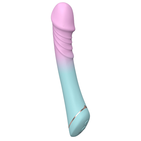 La Viva Rosetta Rechargeable Waterproof G Spot Vibrator Pink / Blue - - G-Spot Vibrators