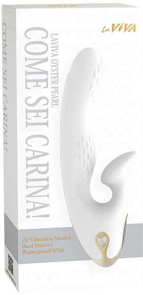 La Viva Come Sei Carina 20 Mode Dual Motor Rabbit Vibrator White - - Rabbit Vibrators