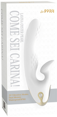 La Viva Come Sei Carina 20 Mode Dual Motor Rabbit Vibrator White - - Rabbit Vibrators