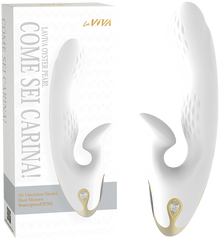 La Viva Come Sei Carina 20 Mode Dual Motor Rabbit Vibrator White - - Rabbit Vibrators