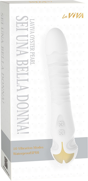 La Viva Sei Una Bella Donna 10 Thrusting Mode G Spot Vibrator White - - G-Spot Vibrators