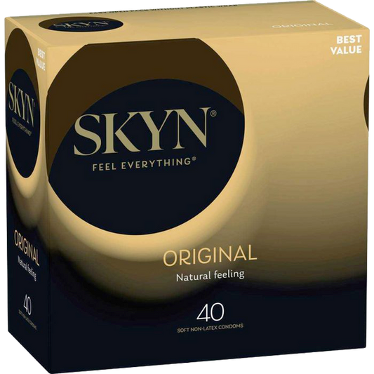 Skyn Original Natural Feeling 40 Soft Non Latex Condoms - - Condoms